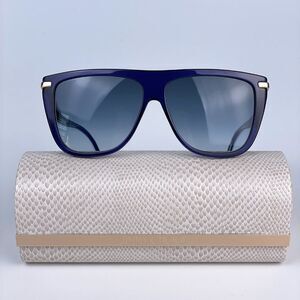 NEW JIMMY CHOO SUVI/S PJP08 Dark Blue Gradient Women Sunglasses